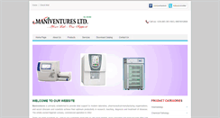 Desktop Screenshot of maniventures.com